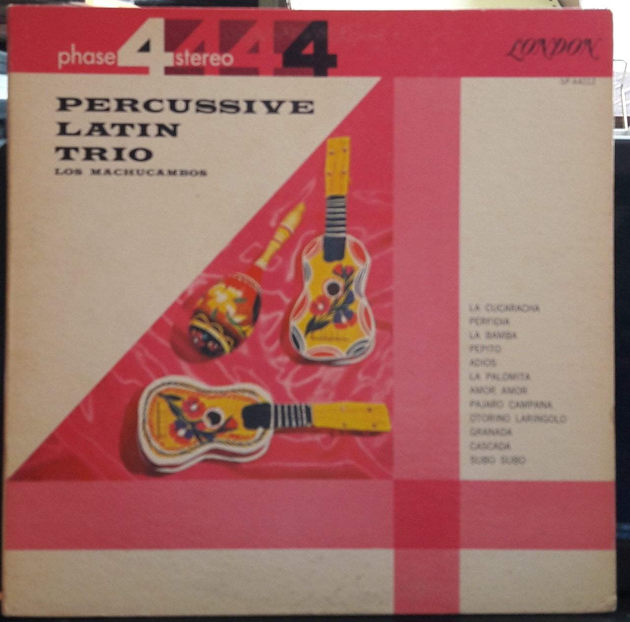 LOS MACHUCAMBOS - PERCUSSIVE LATION TRIO - PLAK 2.EL LONDON PHASE 4 STEREO