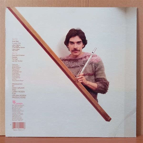 DAVE VALENTIN – IN LOVE'S TIME (1982) - LP 2.EL PLAK
