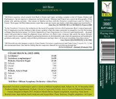 İDİL BİRET CONCERTO EDITION 9 FRANCK (2020) - CD SIFIR