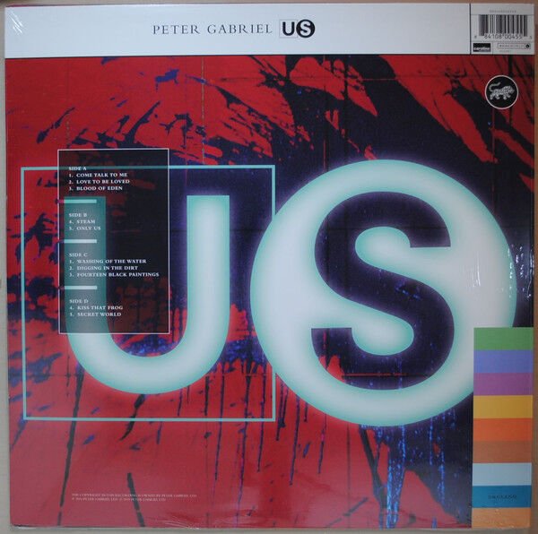 PETER GABRIEL - US (1992) - 2xLP 180GR 2016 HALF SPEED MASTERED EDITION SIFIR PLAK