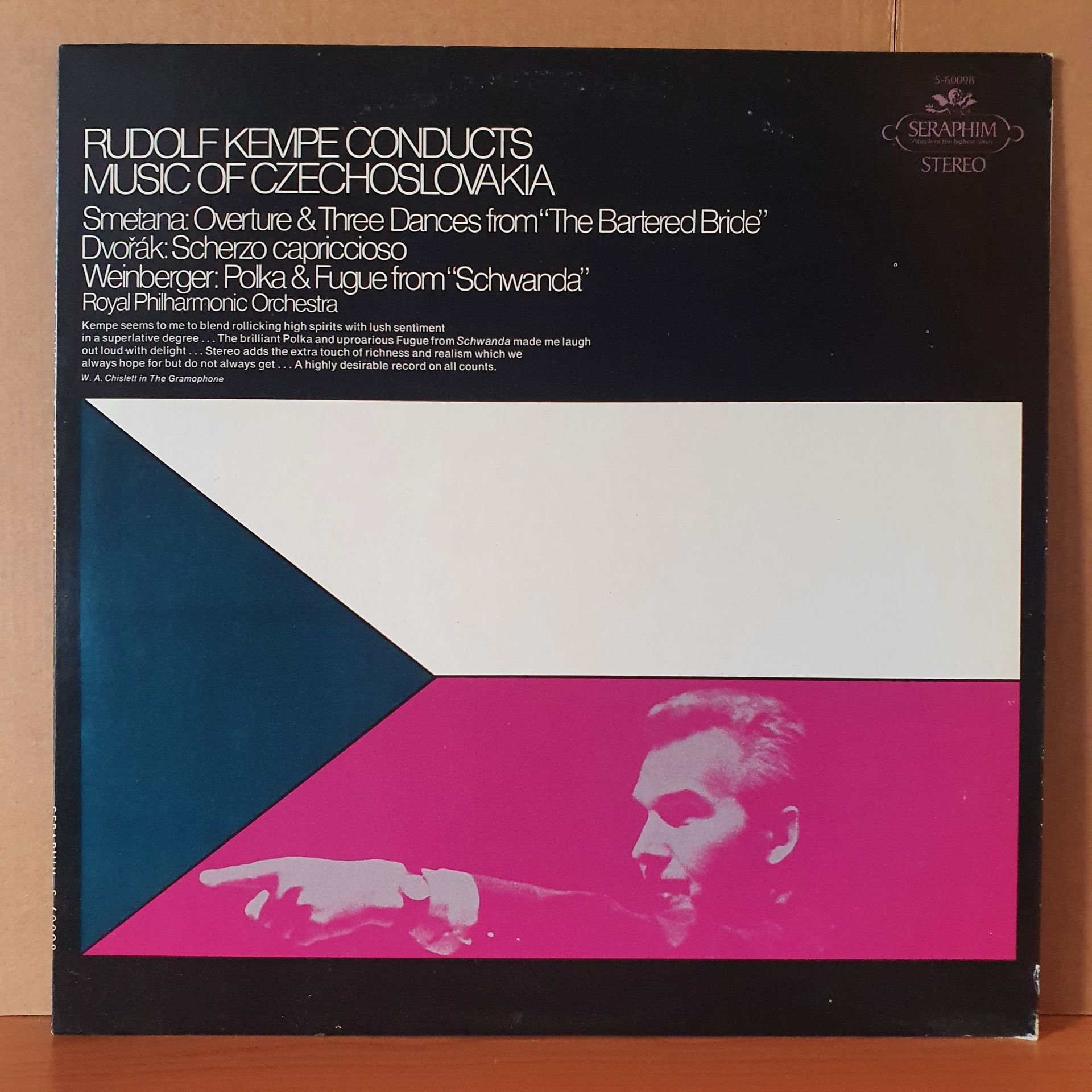 RUDOLF KEMPE CONDUCTS MUSIC OF CZECHOSLOVAKIA / SMETANA, DVORAK, WEINBERGER - LP 2.EL PLAK