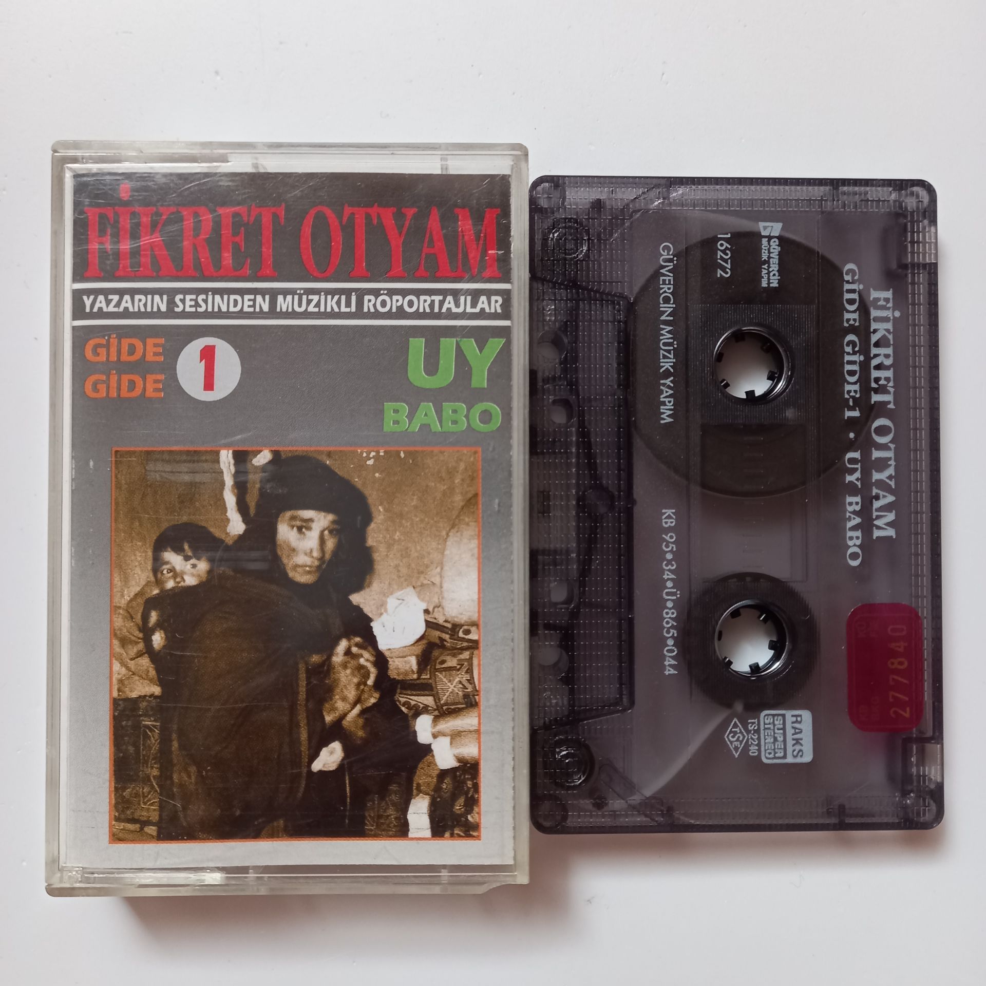 FİKRET OTYAM - GİDE GİDE 1 / UY BABO / YAZARIN SESİNDEN MÜZİKLİ RÖPORTAJLAR (1995) - KASET 2.EL