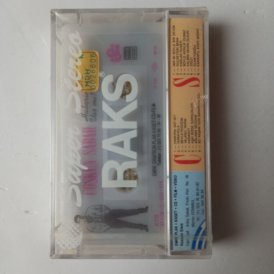 COŞKUN SABAH - HABERİN VAR MI (1991) - KASET SIFIR