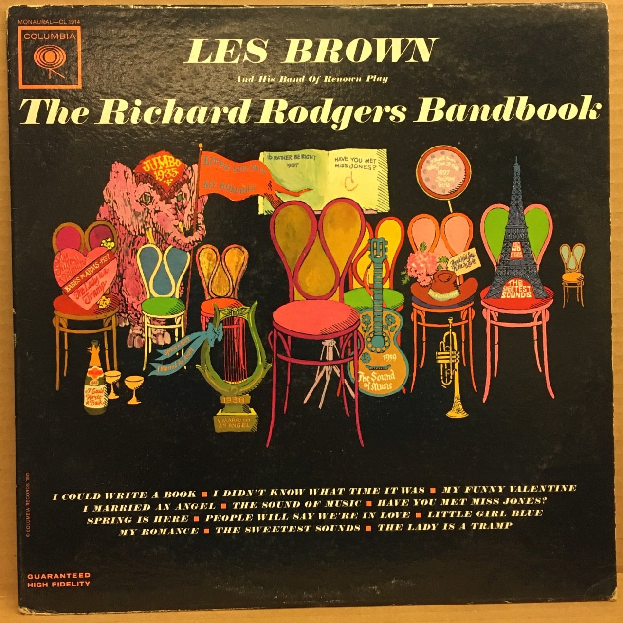LES BROWN - RICHARD RODGERS BANDBOOK (1962) - LP JAZZ BIG BAND 2.EL PLAK