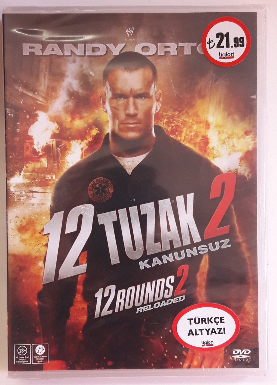 12 TUZAK 2 KANUNSUZ - 12 ROUNDS 2 RELOADED - RANDY ORTON - DVD SIFIR