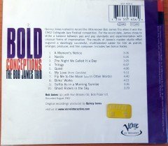 THE BOB JAMES TRIO - BOLD CONCEPTIONS (1963) 1998 REISSUE DIGIPACK CD SIFIR