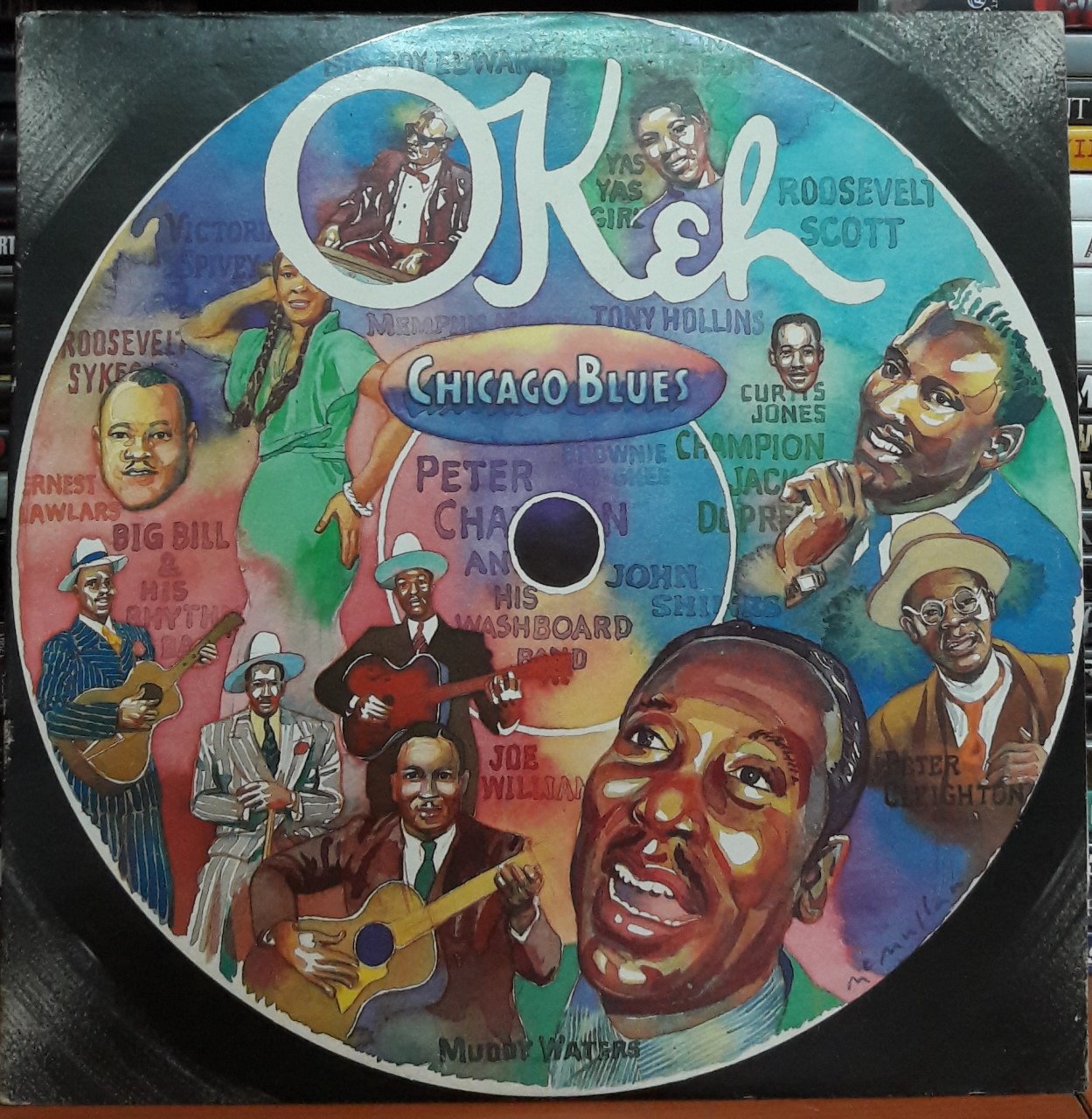 OKEH CHICAGO BLUES (1982) - 2PLAK 2.EL