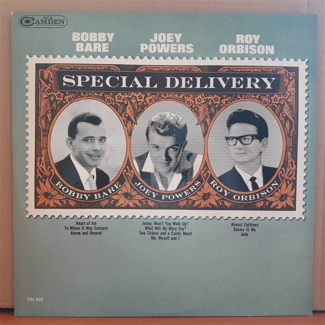 SPECIAL DELIVERY - BOBBY BARE, JOEY POWERS, ROY ORBISON (1964) - LP PLAK 2.EL