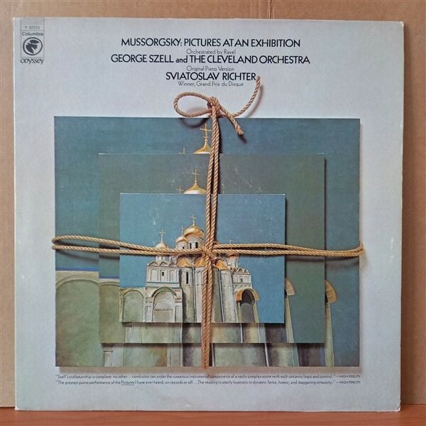 MUSSORGSKY / RAVEL / GEORGE SZELL AND THE CLEVELAND ORCHESTRA / SVIATOSLAV RICHTER – PICTURES AT AN EXHIBITION (1973) - LP 2.EL PLAK