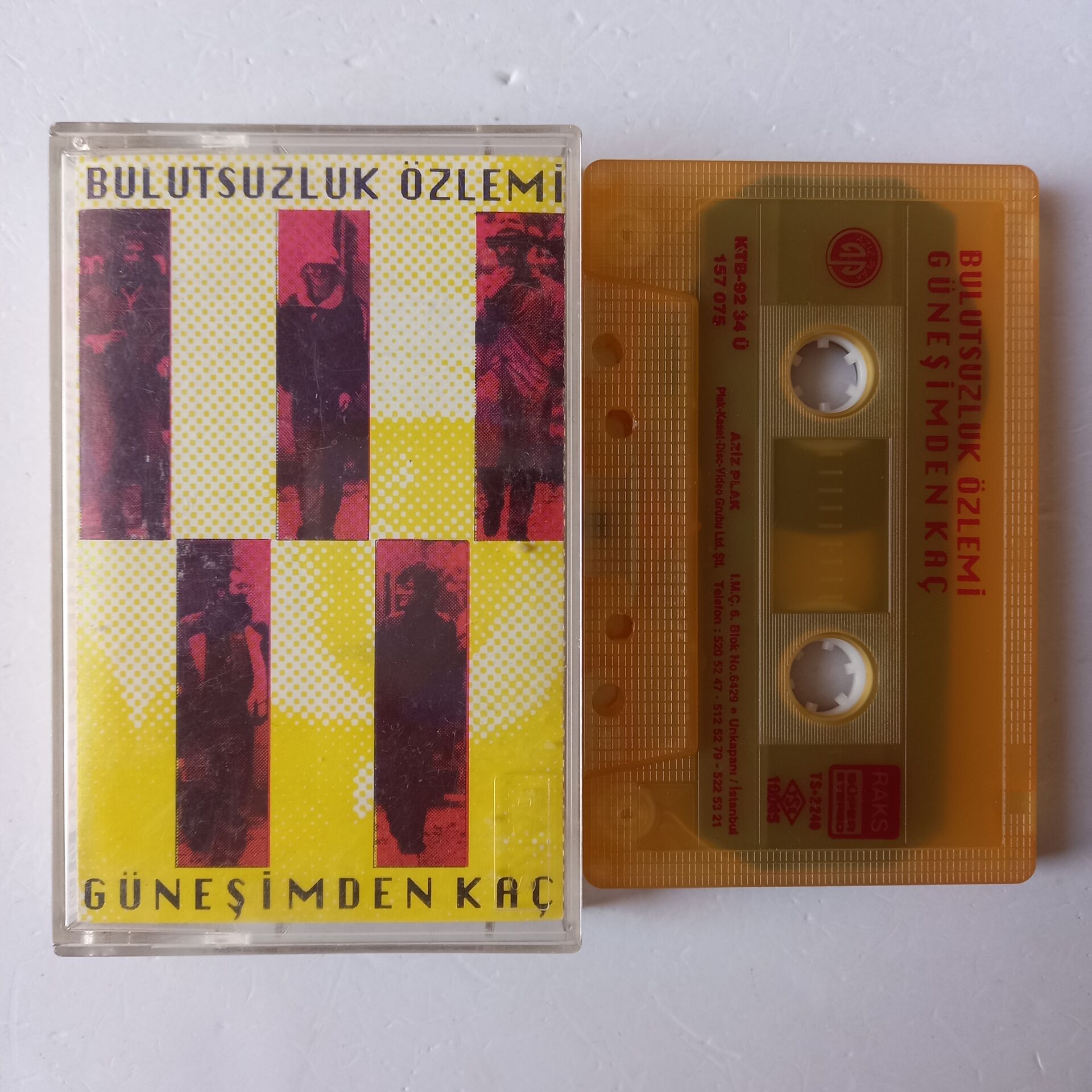 BULUTSUZLUK ÖZLEMİ - GÜNEŞİMDEN KAÇ (1992) - KASET 2.EL