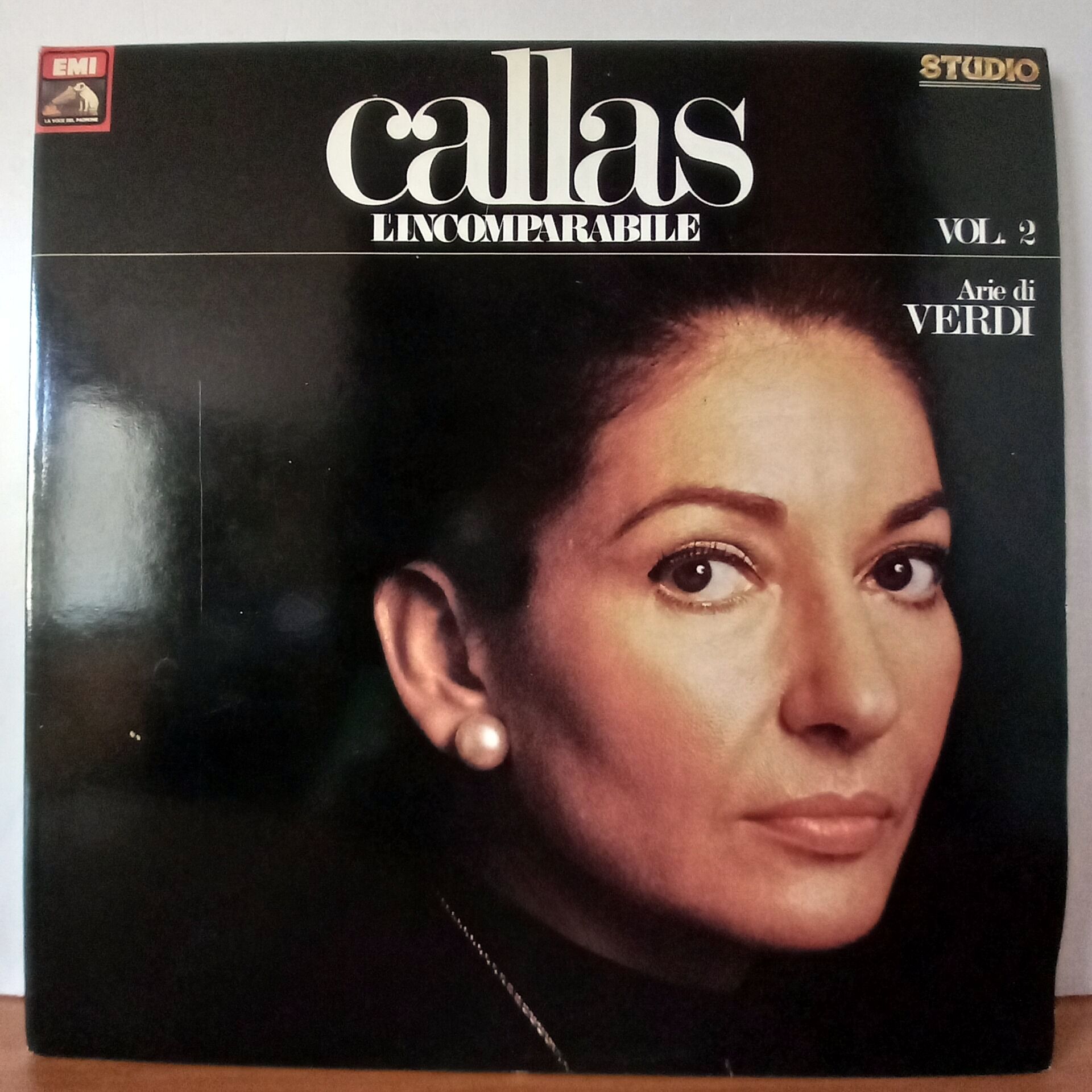 MARIA CALLAS - L'INCOMPARABILE VOL. 2 / ARIE DI VERDI (1984) - 2LP 2.EL PLAK