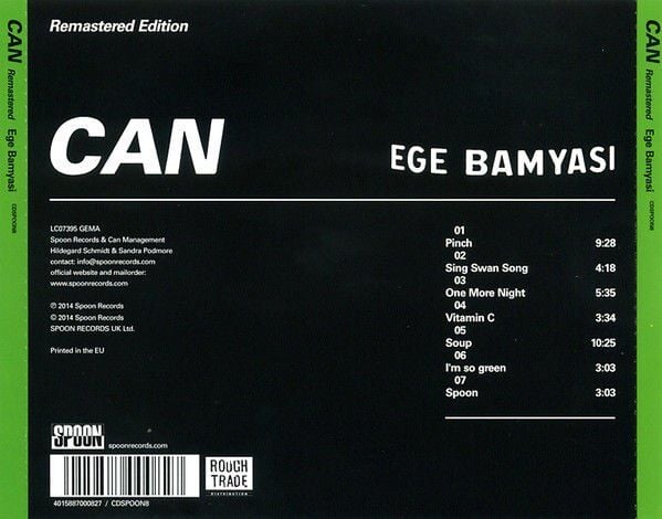 CAN – EGE BAMYASI (1972) - CD REMASTERED EDITION SIFIR