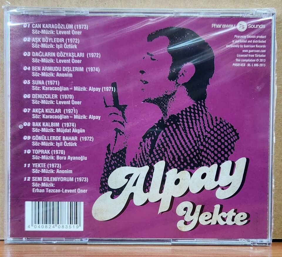 ALPAY - YEKTE - CD 2013 PHARAWAY SOUNDS COMPILATION SIFIR