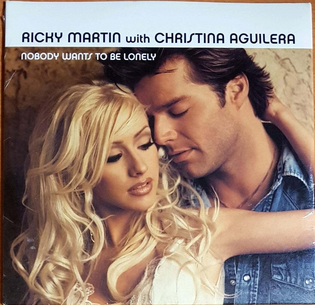 RICKY MARTIN - NOBODY WANTS TO BE LONELY (2001) COLUMBIA PROMO SINGLE CD SIFIR