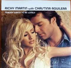 RICKY MARTIN - NOBODY WANTS TO BE LONELY (2001) COLUMBIA PROMO SINGLE CD SIFIR