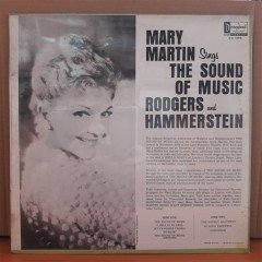 MARY MARTIN SONGS FROM THE SOUND OF MUSIC - RODGERS AND HAMMERSTEIN - MUSICAL (1966) - LP DÖNEM BASKISI PLAK SIFIR