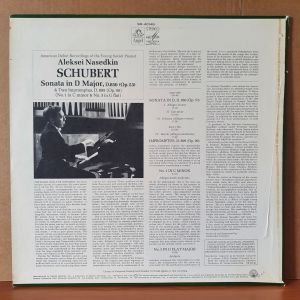 SCHUBERT: SONATA IN D, D.850 [OP.53] / ALEKSEI NASEDKIN - LP 2.EL PLAK