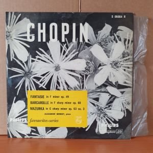 CHOPIN: FANTASIE IN F MINOR OP.49, BARCAROLLE IN F SHARP MINOR OP.60, MAZURKA IN C SHARP MINOR OP.63 NO.3 / ALEXANDER UNINSKY (1968) - LP 10 INCH 2.EL PLAK