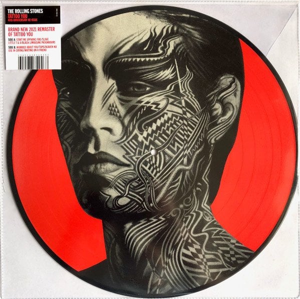 ROLLING STONES - TATTOO YOU (1981) - LP PICTURE DISC PLAK SIFIR