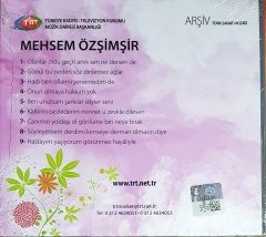 MEHSEM ÖZŞİMŞİR / TRT ARŞİV SERİSİ 295 CD SIFIR