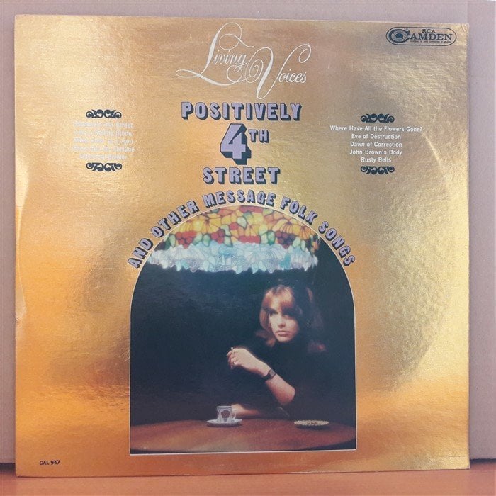 POSITIVELY 4TH STREET AND OTHER MESSAGE FOLK SONGS - LIVING VOICES (1966) - LP 2.EL PLAK