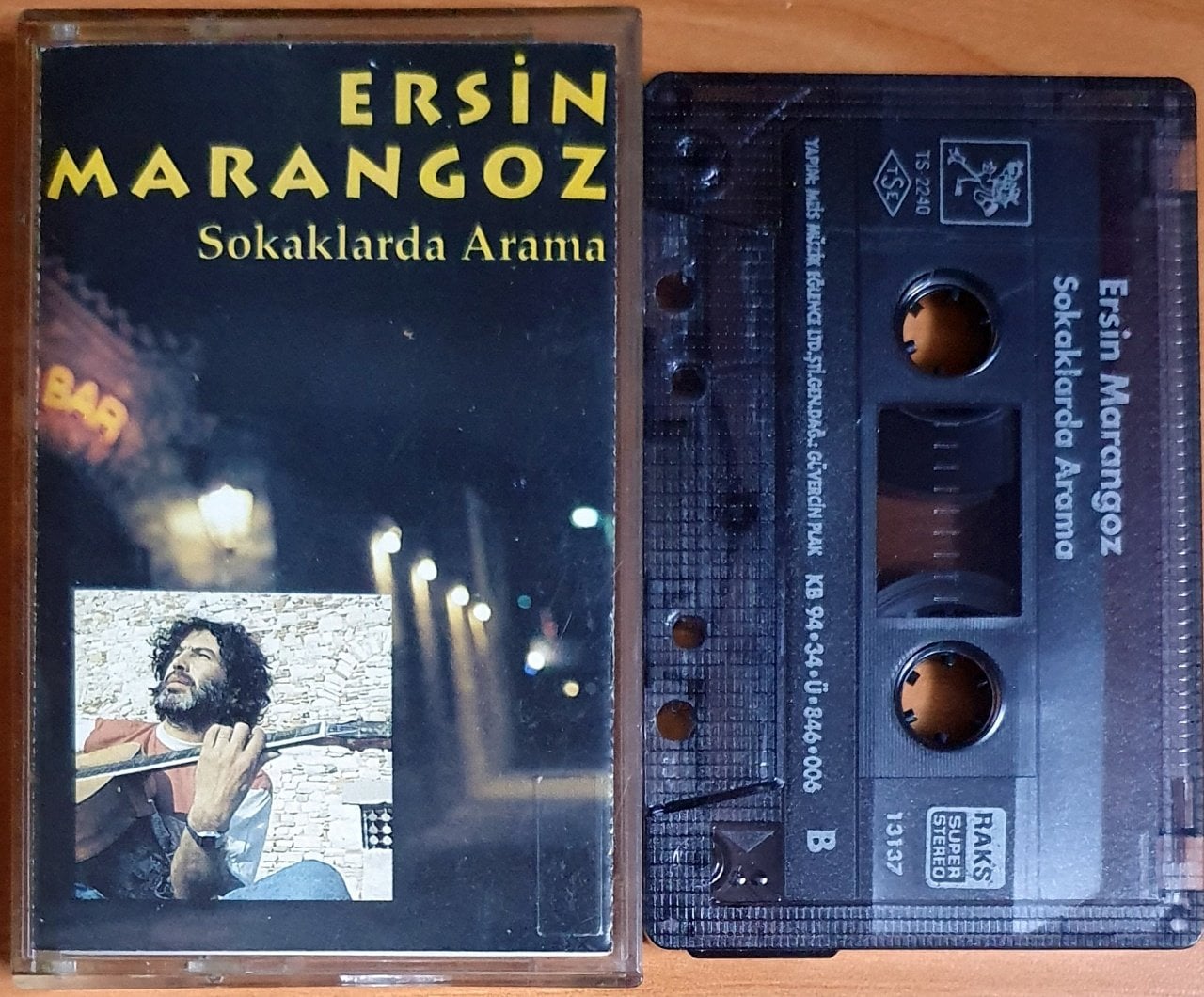 ERSİN MARANGOZ - SOKAKLARDA ARAMA (1994) - KASET 2.EL