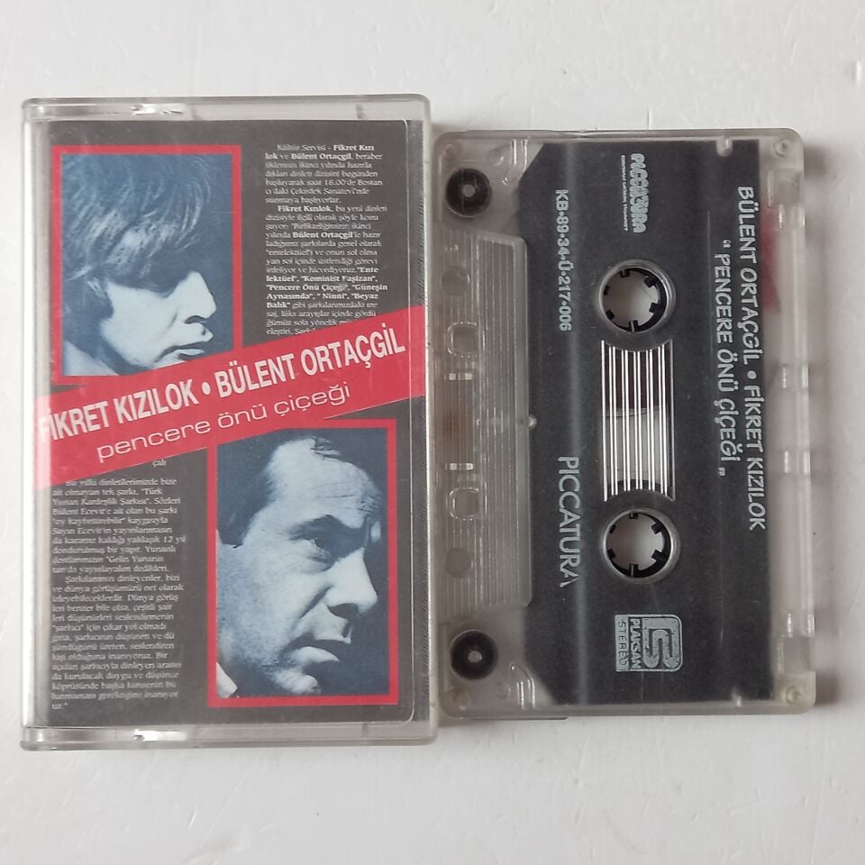 FİKRET KIZILOK, BÜLENT ORTAÇGİL - PENCERE ÖNÜ ÇİÇEĞİ (1989) - KASET 2.EL