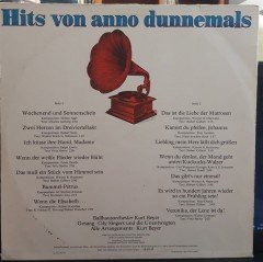 HITS VON ANNO DUNNEMALS - KURT BEYER - PLAK 2.EL