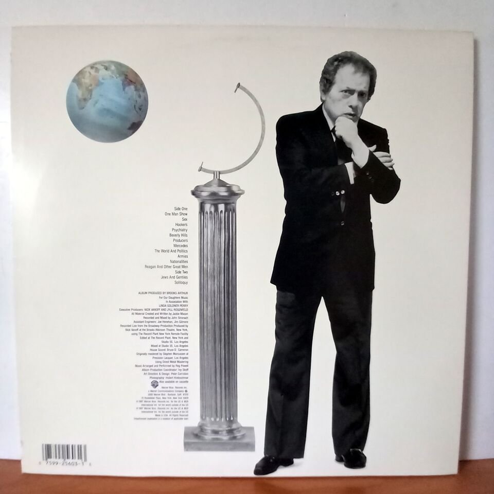 JACKIE MASON – THE WORLD ACCORDING TO ME! (1987) - LP 2.EL PLAK