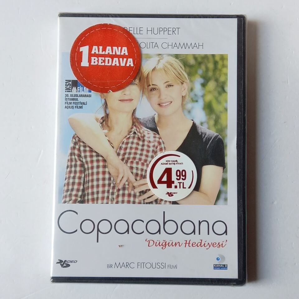 COPACABANA / DÜĞÜN HEDİYESİ - ISABELLE HUPPERT, LOLITA CHAMMAH - DVD AMBALAJINDA SIFIR