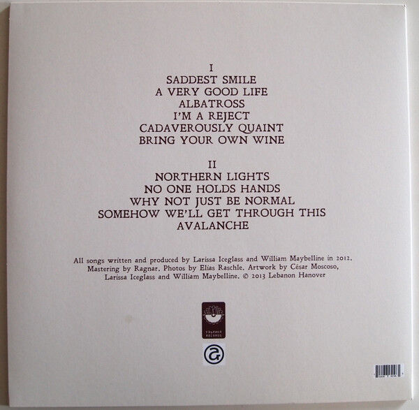 LEBANON HANOVER - WHY NOT JUST BE SOLO (2012) - LP 2021 EDITION DARK WAVE , GOTHIC SIFIR PLAK