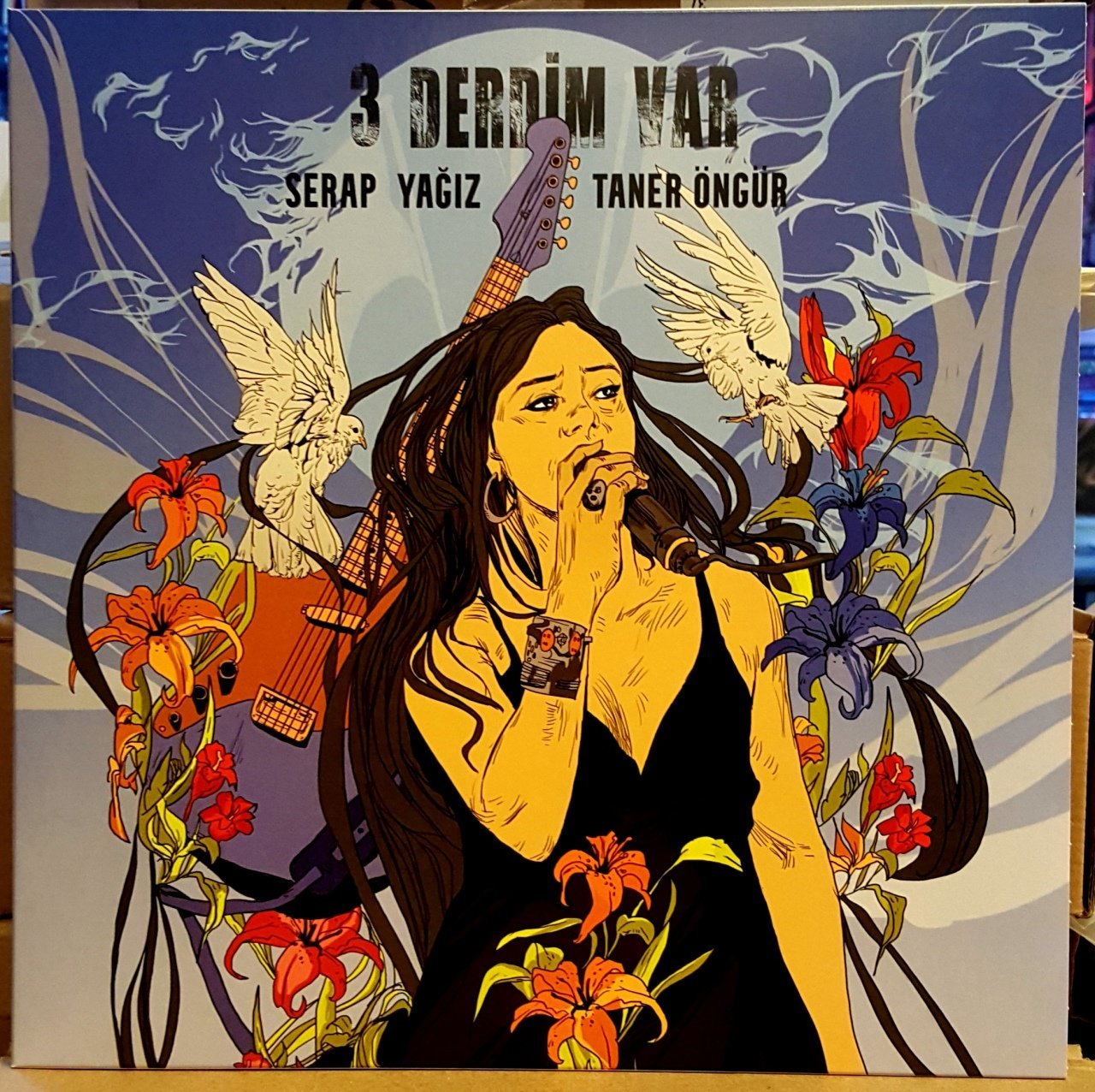 TANER ÖNGÜR (MOĞOLLAR) & SERAP YAĞIZ - 3 DERDİM VAR (2021) - LP SIFIR PLAK