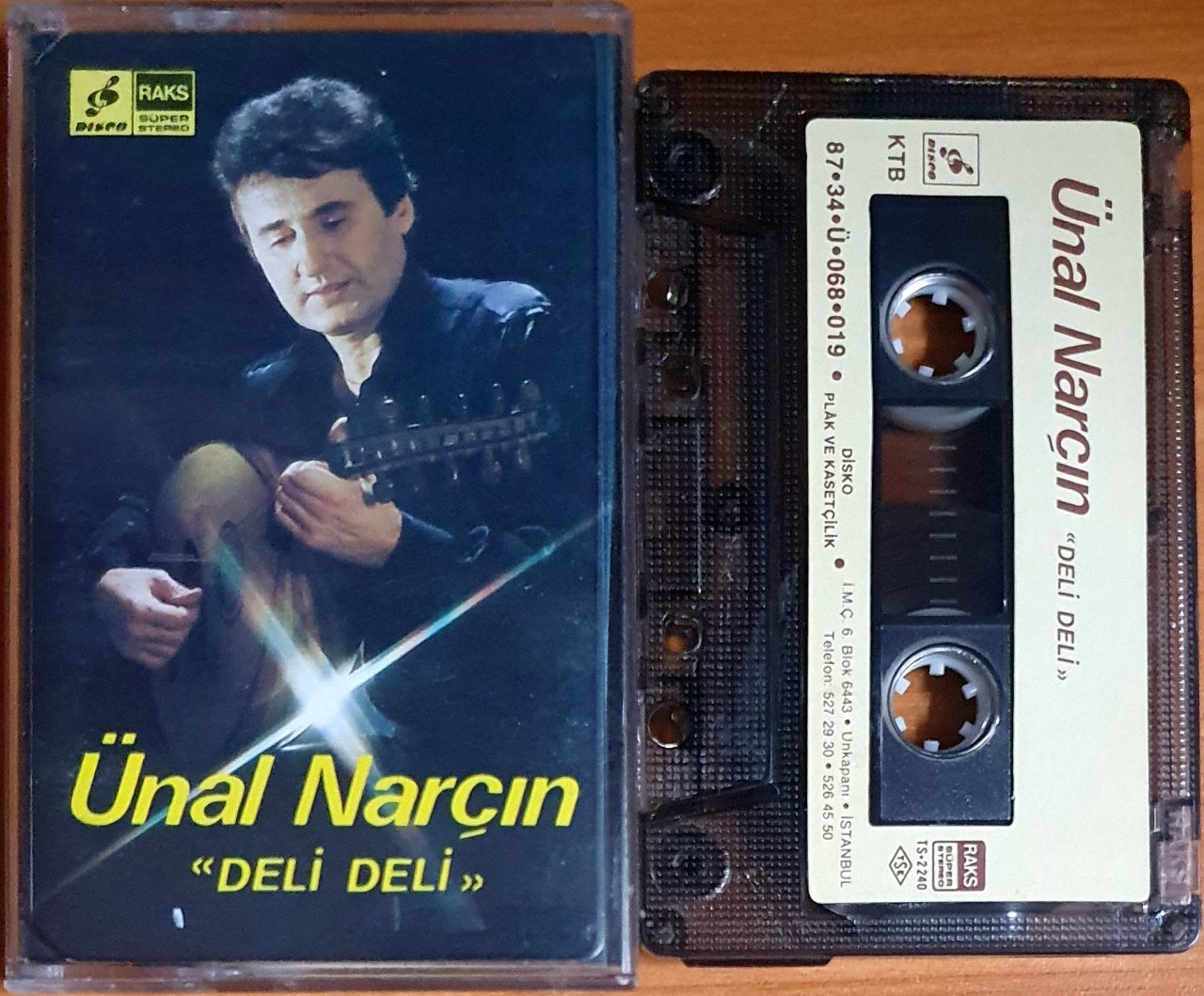ÜNAL NARÇIN - DELİ DELİ (1987) - KASET DİSKO 2.EL
