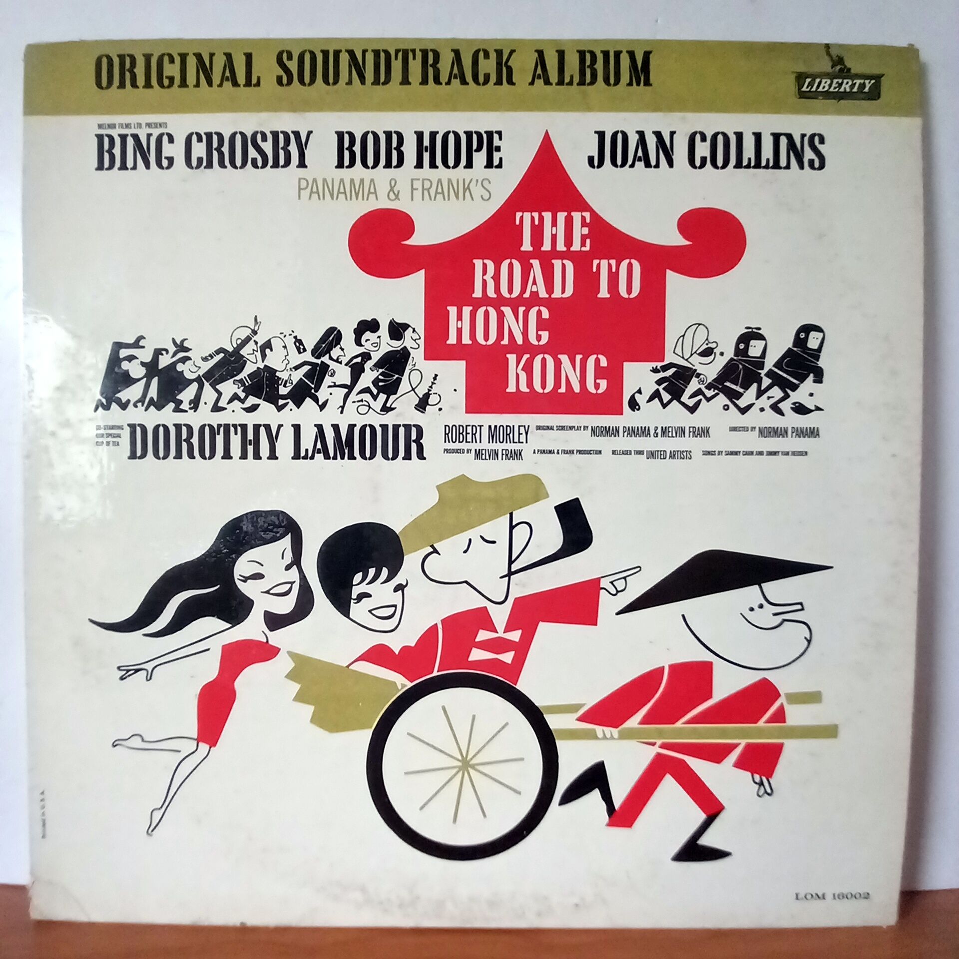 THE ROAD TO HONG KONG ORIGINAL SOUNDTRACK ALBUM / SAMMY CAHN AND JIMMY VAN HEUSEN, ROBERT FARNON (1962) - LP 2.EL PLAK