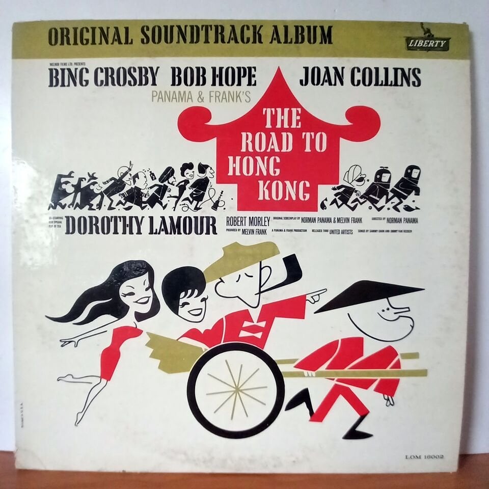 THE ROAD TO HONG KONG ORIGINAL SOUNDTRACK ALBUM / SAMMY CAHN AND JIMMY VAN HEUSEN, ROBERT FARNON (1962) - LP 2.EL PLAK