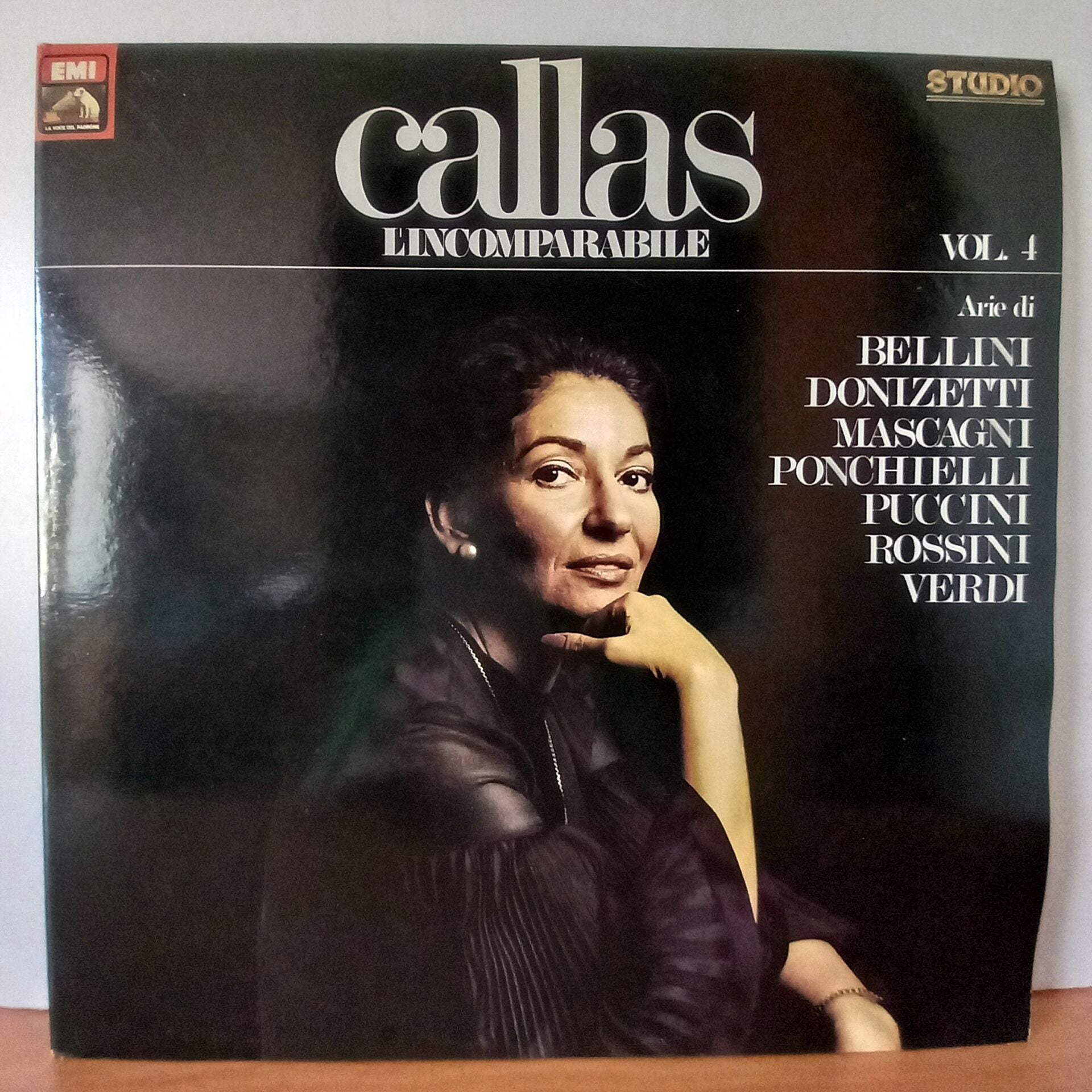 MARIA CALLAS – L'INCOMPARABILE VOL. 4 / ARIE DI BELLINI, DONIZETTI, MASCAGNI, PUCCINI, ROSSINI, VERDI (1984) - 2LP 2.EL PLAK