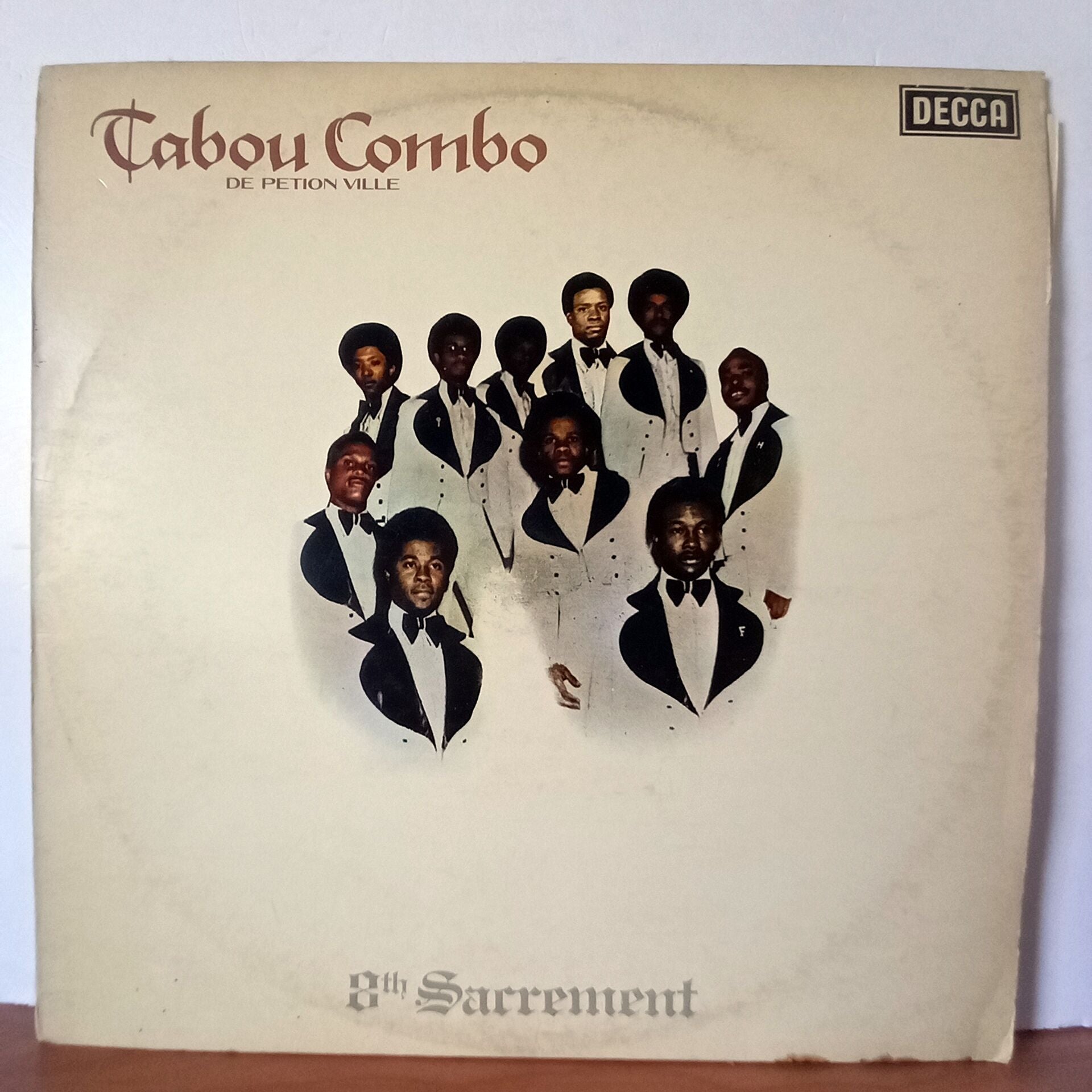 TABOU COMBO DE PETION VILLE – 8TH SACREMENT (1976) - YERLİ BASKI LP 2.EL PLAK