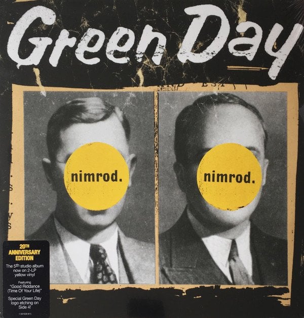 GREEN DAY - NIMROD (1997) - 2LP 2017 EDITION YELLOW TRANSPARENT COLOURED SIFIR PLAK