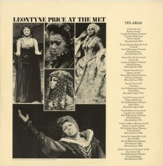 LEONTYNE PRICE - GREAT ARTISTS AT THE MET (1976) - DÖNEM BASKISI SIFIR PLAK