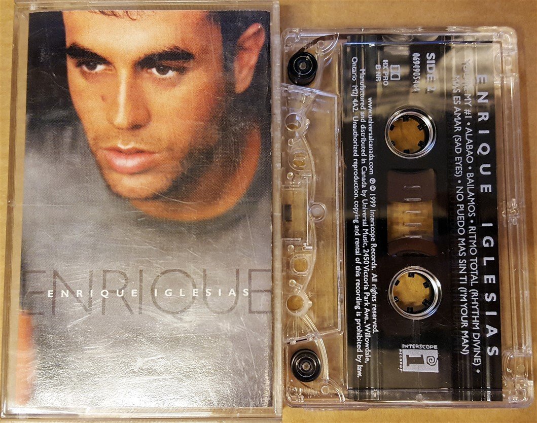 ENRIQUE IGLESIAS - ENRIQUE (1999) CASSETTE MADE IN CANADA ''USED''