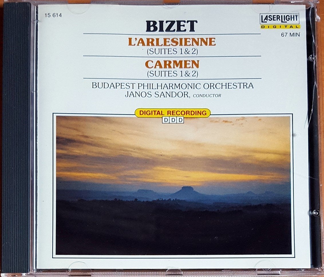 BIZET - L'ARLESIENNE / CARMEN (1989) LASERLIGHT CD 2.EL