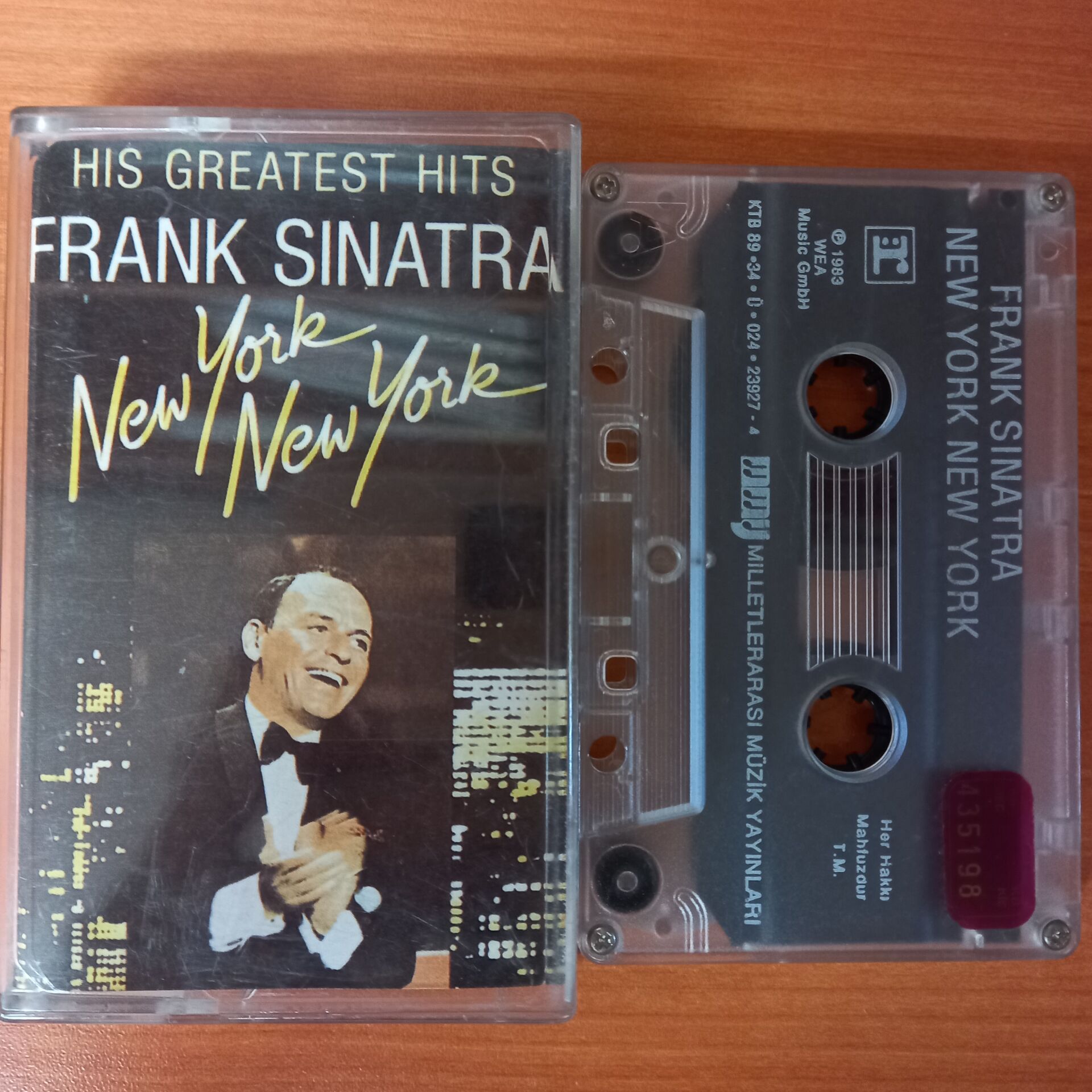 FRANK SINATRA - NEW YORK NEW YORK / HIS GREATEST HITS (1989) - KASET 2.EL