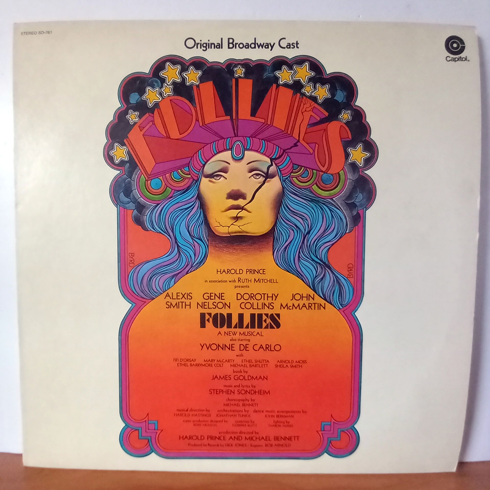 FOLLIES ORIGINAL CAST RECORDING / STEPHEN SONDHEIM (1970) - LP 2.EL PLAK