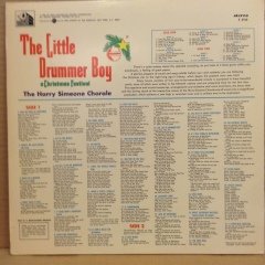 THE LITTLE DRUMMER BOY A CHRISTMAS FESTIVAL ORIGINAL VERSION HARRY SIMEONE CHORALE 2.EL PLAK