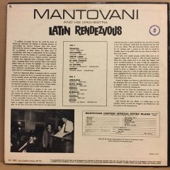 MANTOVANI AND HIS ORCHESTRA - LATIN RENDEZVOUS (1963) - LP 2.EL PLAK