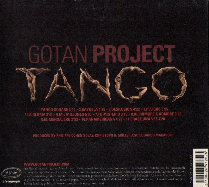 GOTAN PROJECT - TANGO 3.0 (2010) - CD DIGIPACK 2.EL