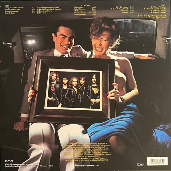 SCORPIONS - LOVEDRIVE (1979) - LP 2023 REISSUE SPECIAL EDITION TRANSPARENT RED KIRMIZI RENKLİ PLAK SIFIR