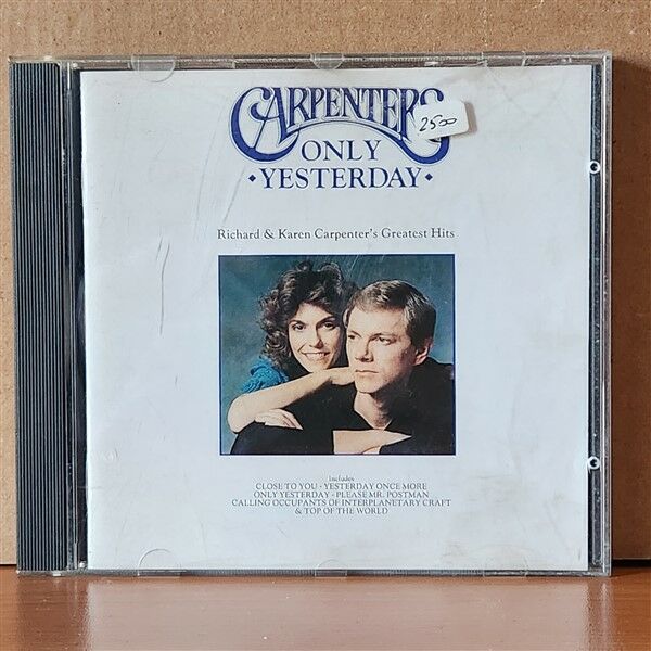 CARPENTERS – ONLY YESTERDAY / RICHARD & KAREN CARPENTER'S GREATEST HITS (1990) - CD 2.EL