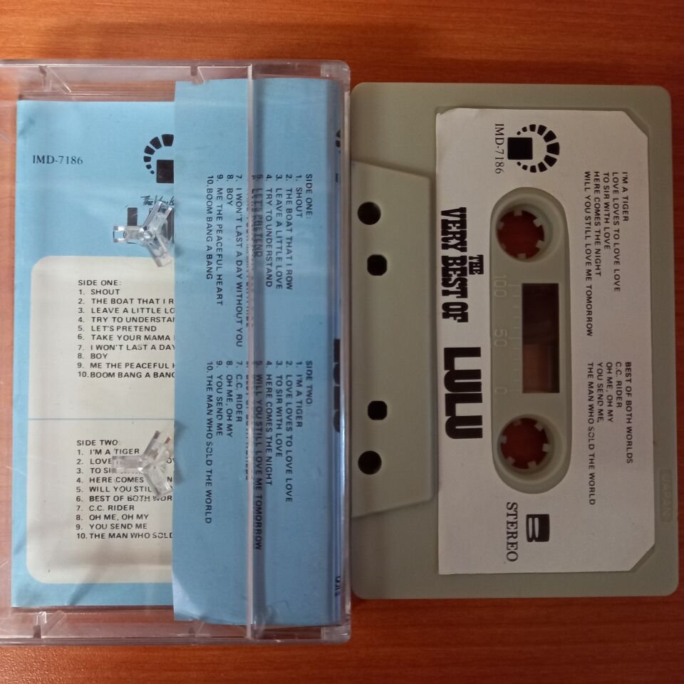 LULU - THE VERY BEST OF LULU - KASET MADE IN SAUDI ARABIA 2.EL
