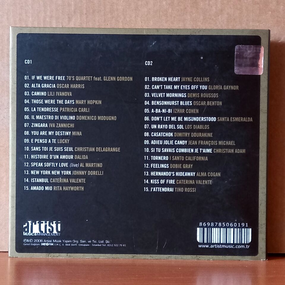THOSE WERE THE DAYS / 30 GREAT SONGS EVER 1950-1980 / DALIDA, MINA, TINO ROSSI, DEMIS ROUSSOS, LOS DIABLOS, MARY HOPKIN, AL MARTINO (2008) - 2CD 2.EL